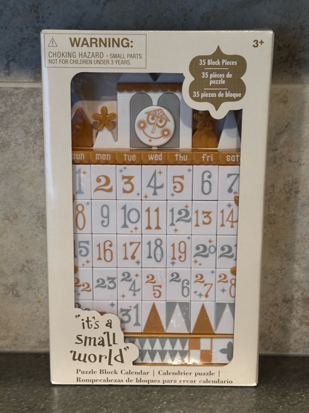 Disney - “it’s a small world” Block Calendar